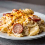 Savor the Flavor: Try This Easy Pierogi Casserole! 3 Savor the Flavor: Easy Crockpot Pierogi Casserole with Kielbasa Recipe!