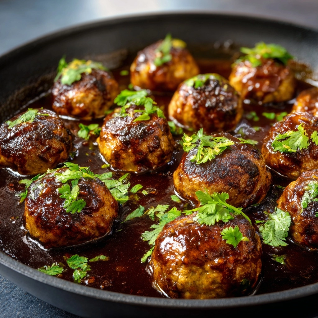 Savor the Flavor: Stuffed Meatballs in Rich Guinness Gravy!