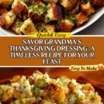 Savory Secrets of Grandma's Thanksgiving Dressing
