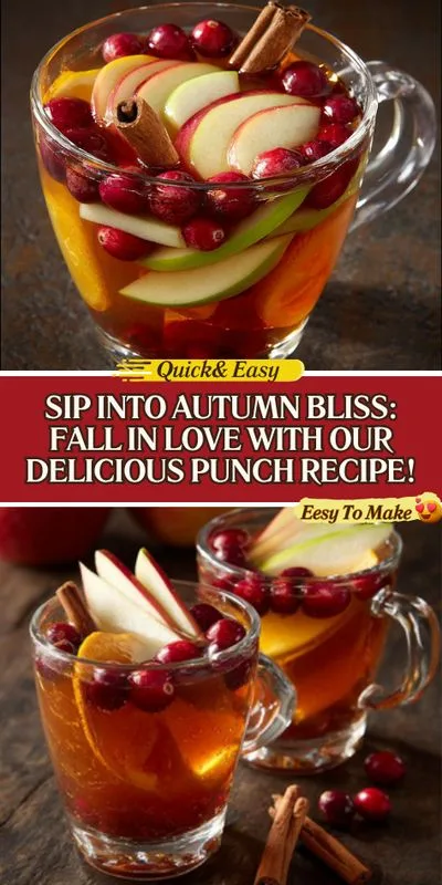 Sip into Autumn Bliss with Our Irresistible Punch! 2 Sip into Autumn Bliss with Our Irresistible Punch Recipe!