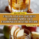Sip into Fall: Discover the Best Caramel Apple Old Fashioned! 3 Sip into Fall: The Best Caramel Apple Old Fashioned Cocktail Recipe