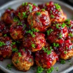 Skinny Turkey Meatballs in Cranberry Sauce (Guilt-Free & Festive)