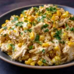 Slow Cooker Street Corn Chicken with Creamy, Zesty Sauce is a must-try! 3 Slow Cooker Street Corn Chicken with Creamy, Zesty Sauce