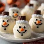 Snowman Oreo Truffles: Adorable Treats You Can't Resist! 3 Snowman Oreo Truffles (Almost Too Cute to Eat)