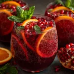 Sparkling Pomegranate Party Punch (Holiday Crowd-Pleaser)