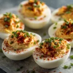 Thanksgiving Appetizer Deviled Eggs