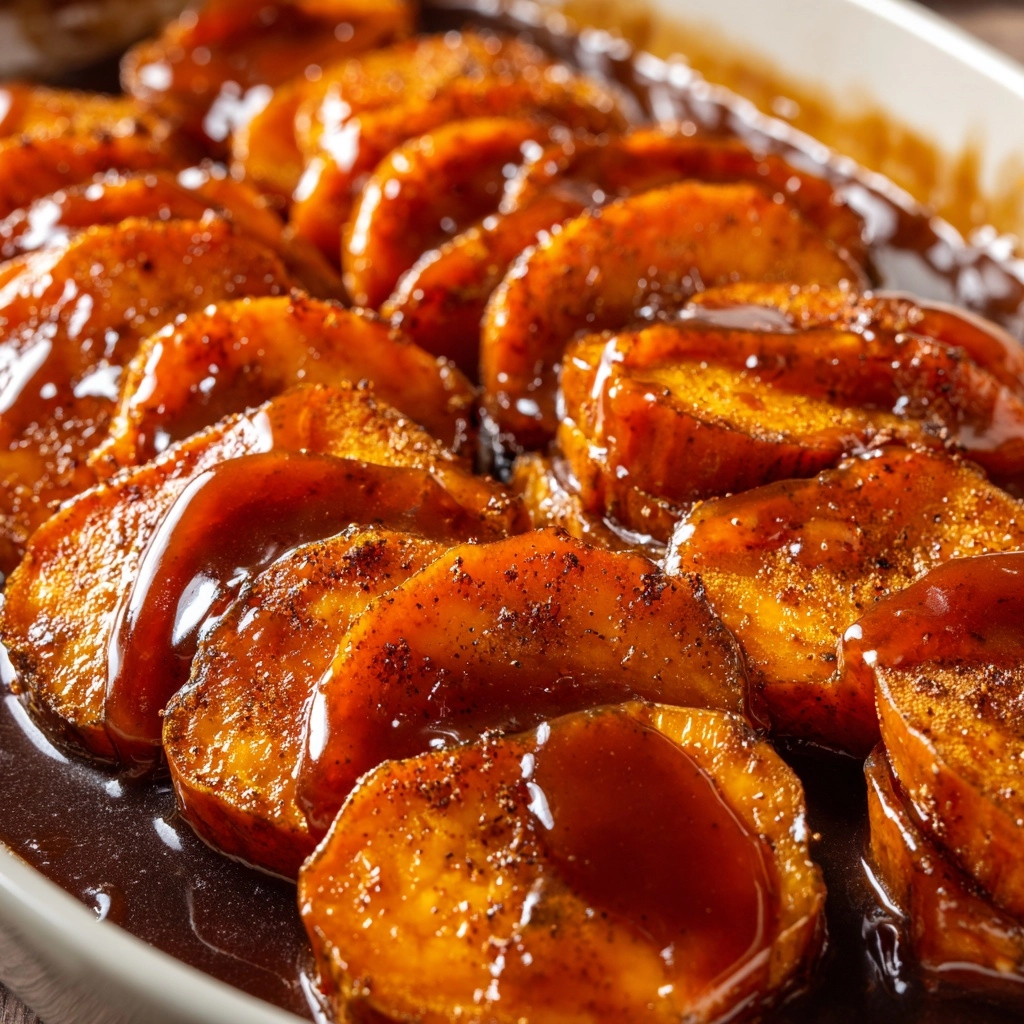 The BEST Candied Yams - Oven Baked with Caramel Sauce