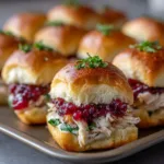 Turkey Cranberry Sliders: A Simple Way to Enjoy Leftovers! 3 Turkey Cranberry Sliders | Easy Thanksgiving Leftovers Recipe