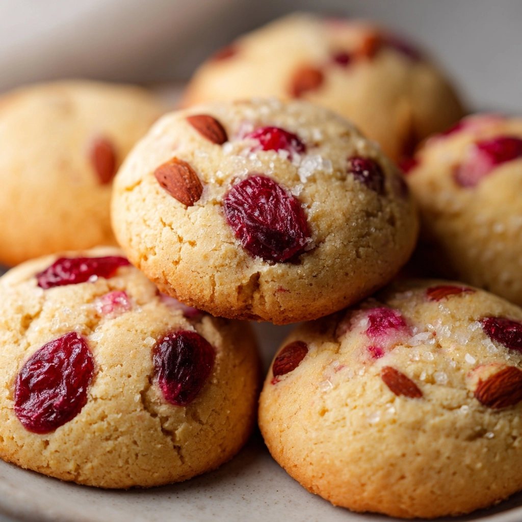 Almond Cherry Cookies - An Organized Chaos