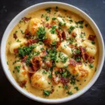 Bacon Cheddar Gnocchi Soup – Creamy, Cheesy & Cozy Comfort Food