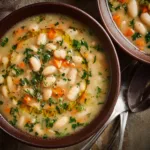 Best Tuscan White Bean Soup - Eat With Clarity