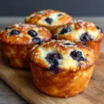 Blueberry Cottage Cheese Muffins