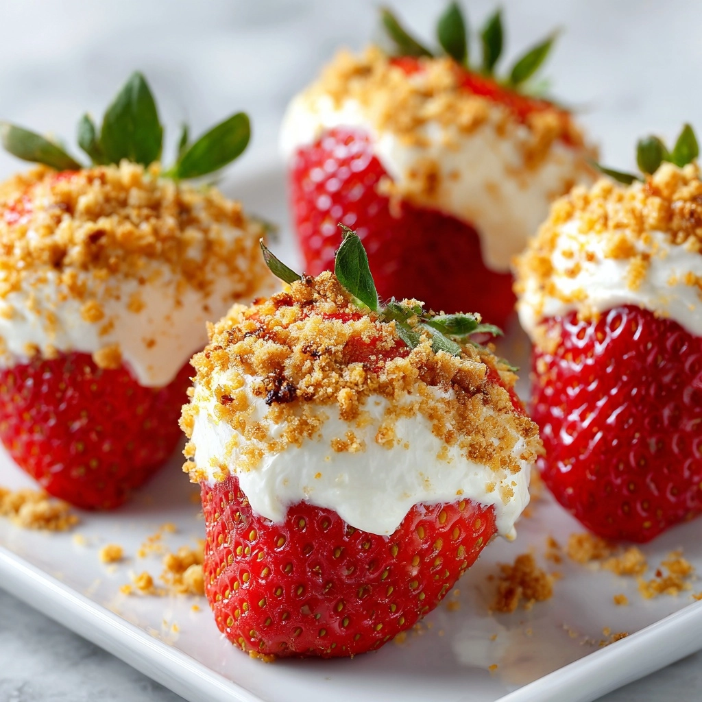 Cheesecake Deviled Strawberries