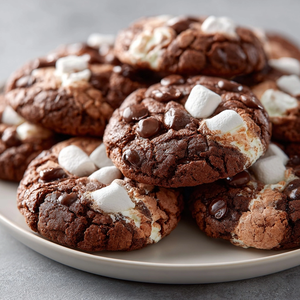 Chocolate Marshmallow Swirl Cookies [50 Minutes] - Chasety
