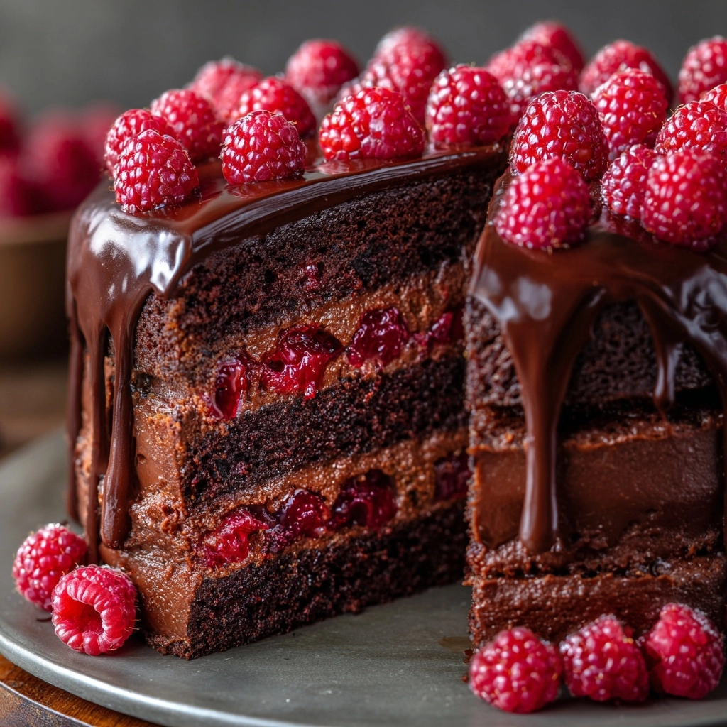 Chocolate Raspberry Cake: Indulge in This Decadent Delight! 2 Chocolate Raspberry Cake