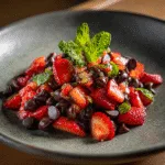 Chocolate chips and Strawberry Salsa: A Delicious Twist! 3 Chocolate chips and Strawberry Salsa