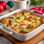 Christmas Breakfast Casserole | Festive, Hearty & Easy Holiday Recipe