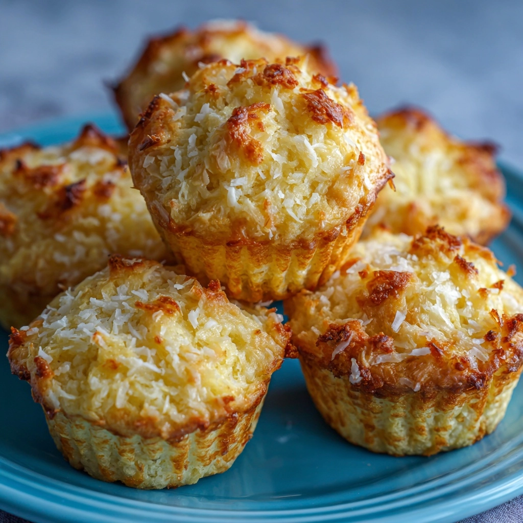 Coconut and Pineapple Cottage Cheese Muffins (Christmas Recipe & Thanksgiving Recipe)