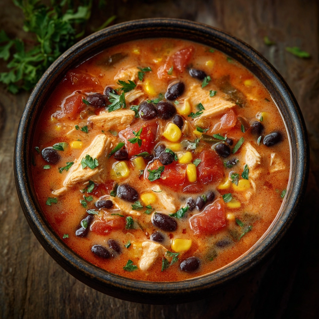 Creamy Chicken Enchilada Soup: Comfort in Every Spoon! 2 Creamy Chicken Enchilada Soup