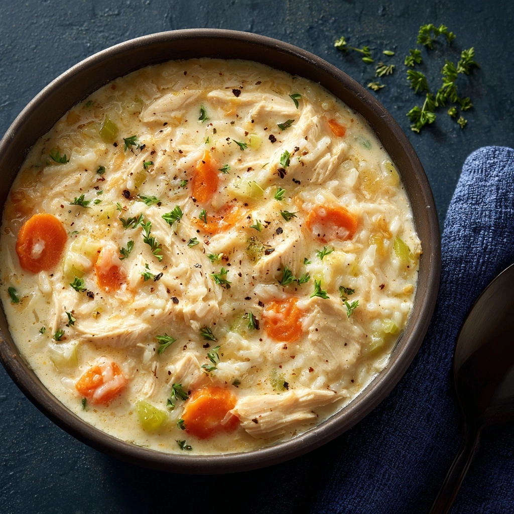Creamy Chicken and Rice Soup
