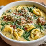 Creamy Sausage Tortellini Soup for Cozy Nights Delight! 3 Creamy Sausage Tortellini Soup