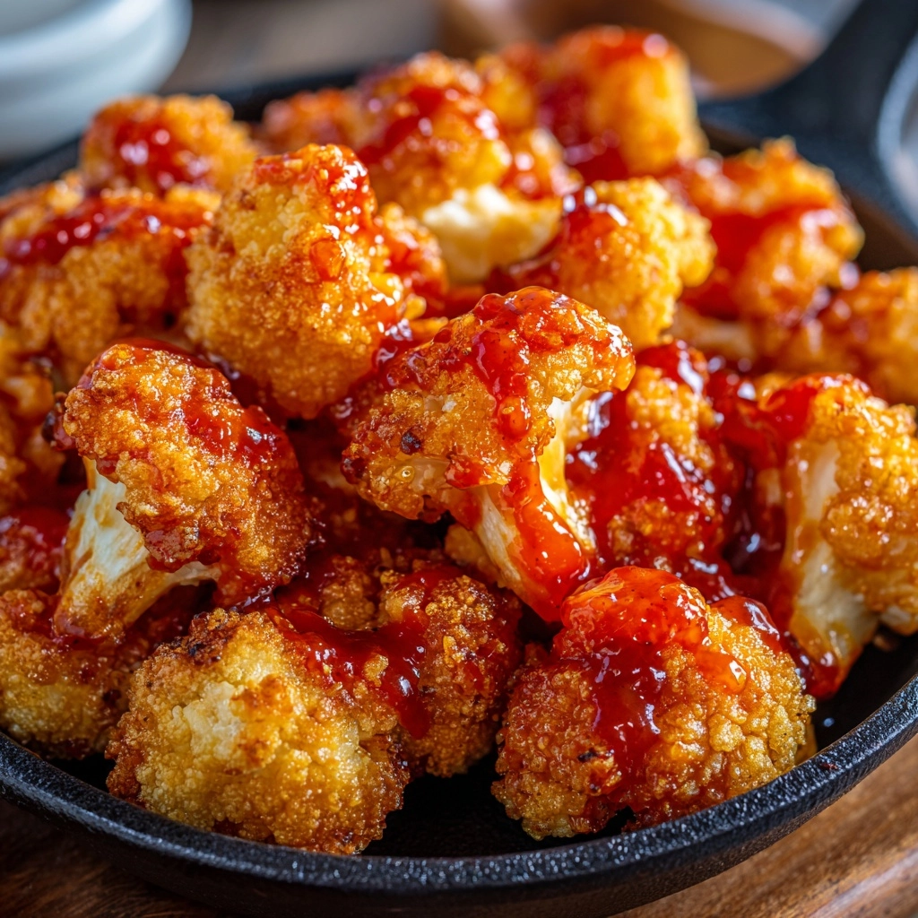 Crispy Buffalo Cauliflower Wings