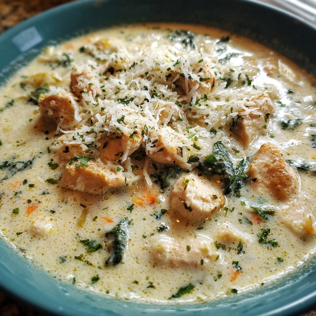 Crock Pot Creamy Chicken Parmesan Soup: A Comforting Delight! 2 Crock Pot Creamy Chicken Parmesan Soup