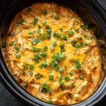 Crockpot Buffalo Chicken Dip