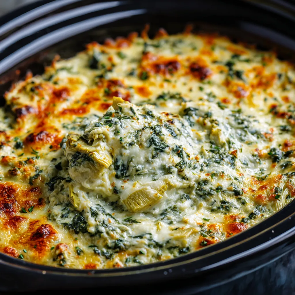 Crockpot Spinach Artichoke Dip: Easy, Delicious Recipe! 2 Crockpot Spinach Artichoke Dip