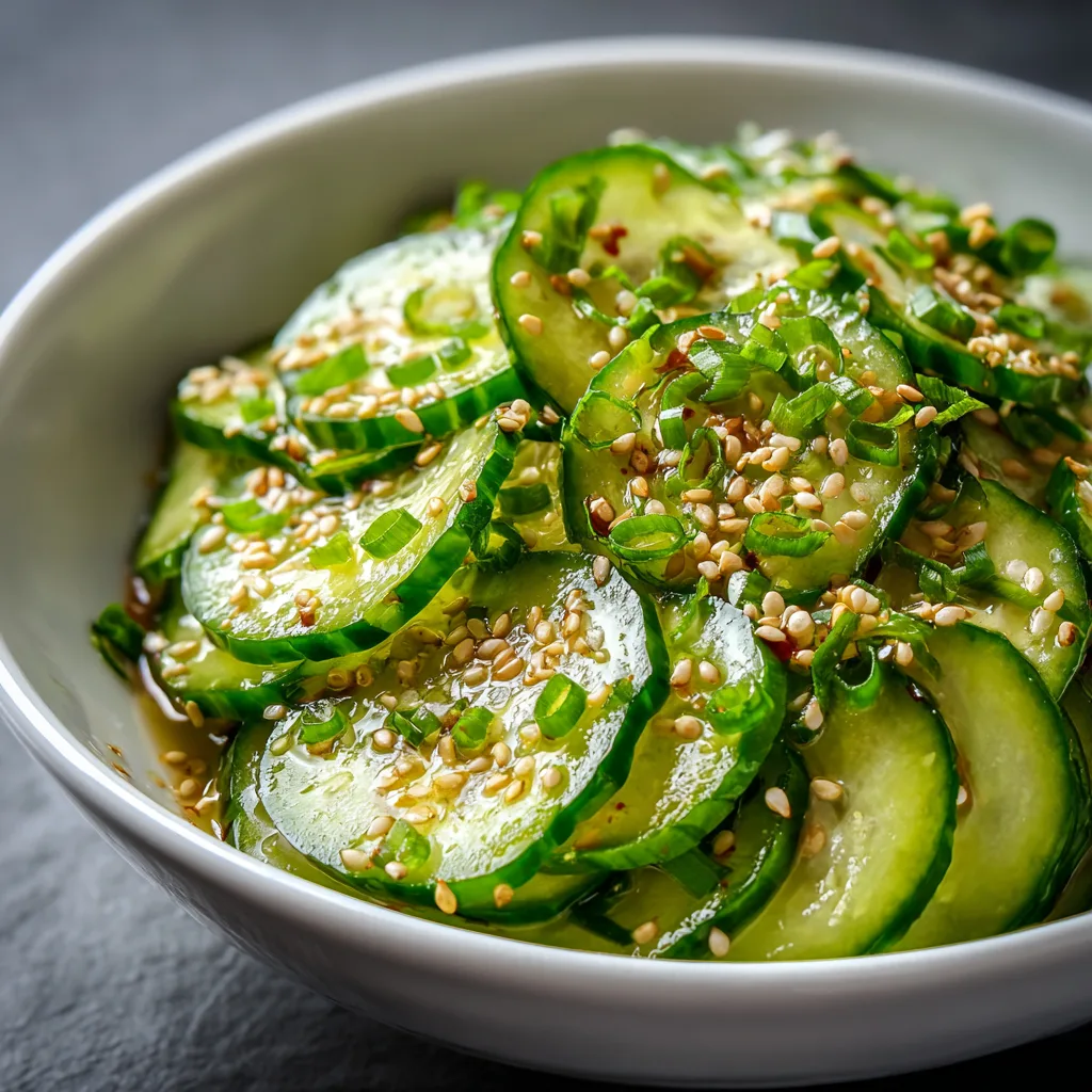 Easy Asian Cucumber Salad