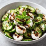 Easy Cucumber Caprese Salad: A Fresh Twist to Enjoy! 3 Easy Cucumber Caprese Salad