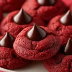 Easy Hershey's Red Velvet Blossoms Cookies