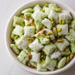 Easy Pistachio Puppy Chow (AKA Muddy Buddies)