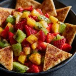 Fruit Salsa with Cinnamon Sugar Tortilla Chips - 4 Sons 'R' Us