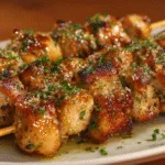 Garlic Parmesan Chicken Skewers: A Flavor Explosion! 3 Garlic Parmesan Chicken Skewers