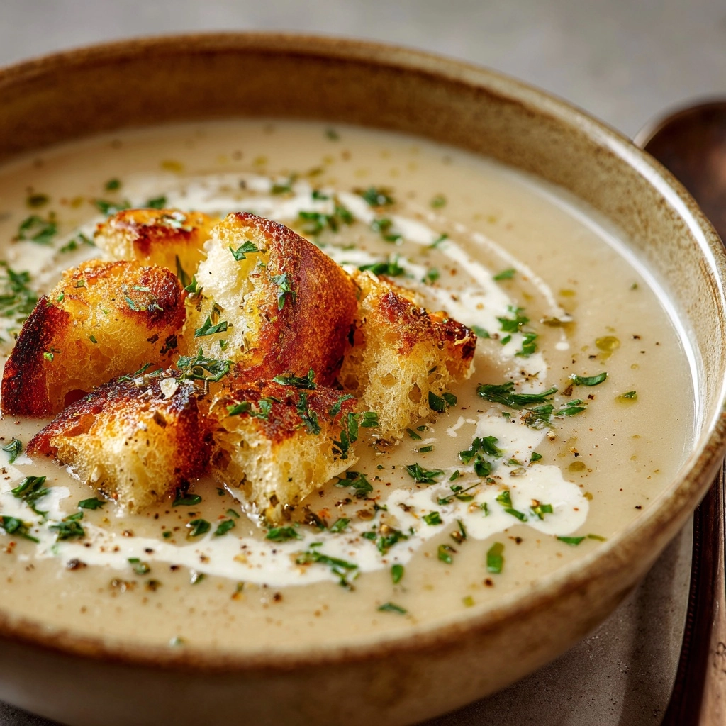 Garlic Soup (Velouté) • Country French Recipe