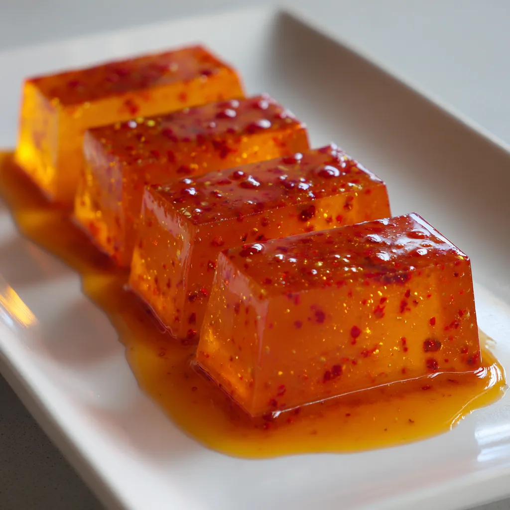 Gelatina Mango con Chamoy