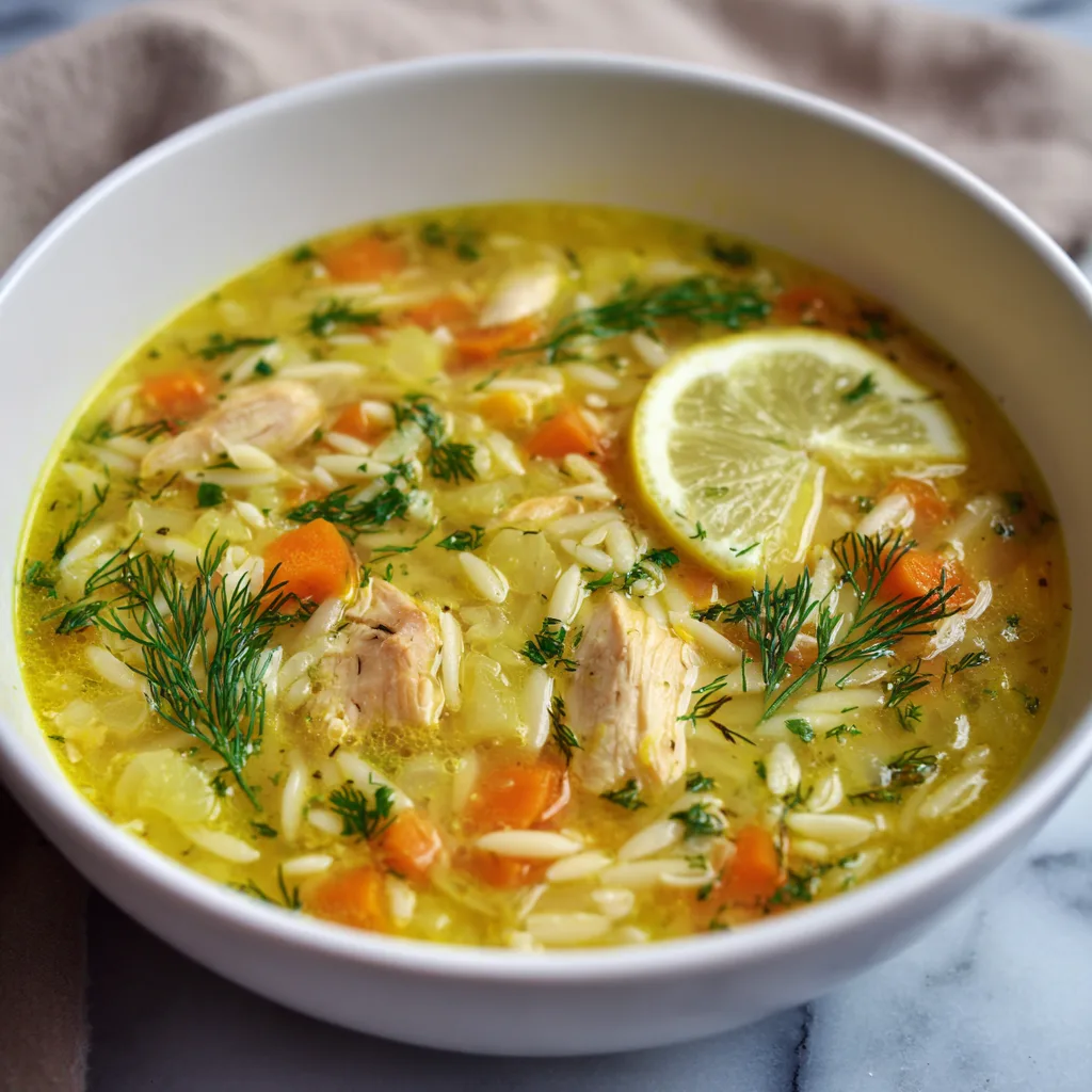 Greek Lemon Chicken Soup - An Organized Chaos