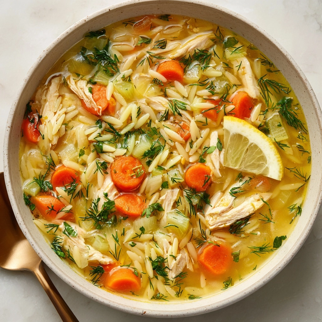 Greek Lemon Chicken Soup - An Organized Chaos