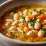 Greek White Bean Soup With Garlic & Lemon - Real Greek Recipes