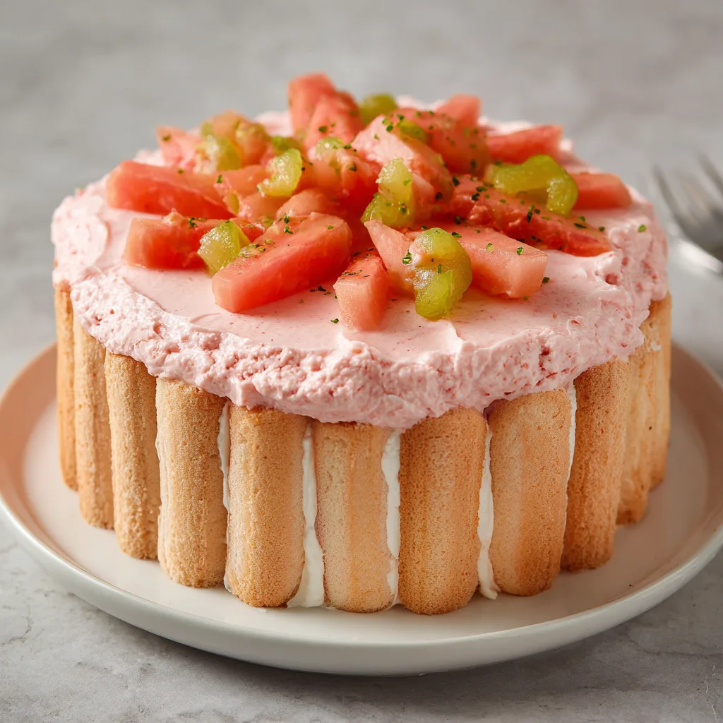 Guava Charlotte Cake - Mexican Carlota • All that's Jas