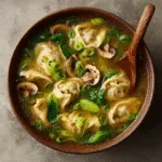 Gyoza Soup (Japanese Dumpling Soup)