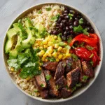 Healthy Steak Burrito Bowls