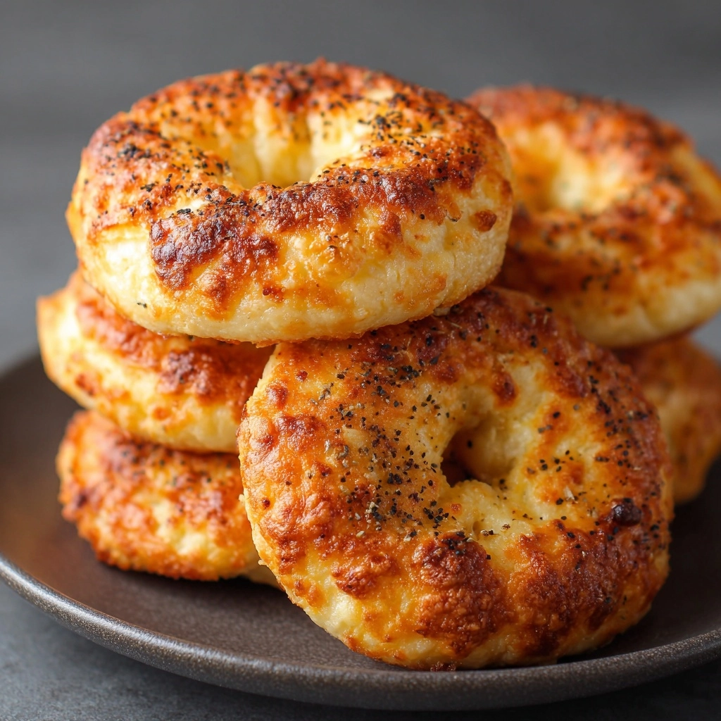 High Protein Cottage Cheese Bagels (Oven or Air Fryer)