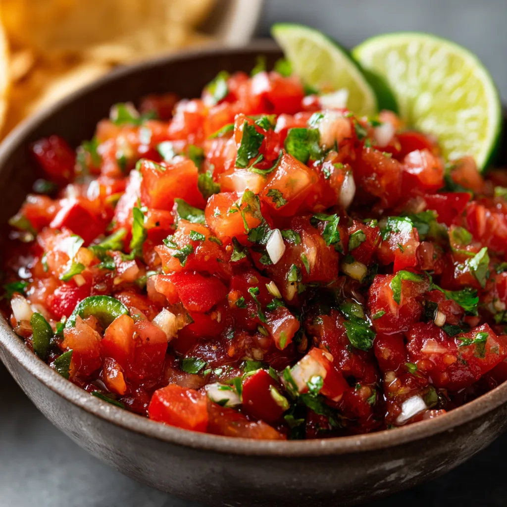 Homemade Salsa Recipe {Restaurant Style}