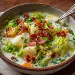 Irish Bacon, Cabbage, and Potato Soup