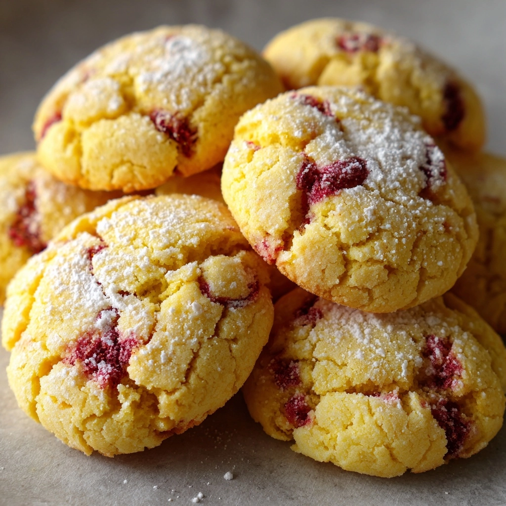 Lemon Raspberry Cookies [35 Minutes] - Chasety
