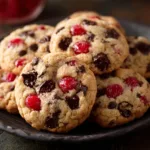 Maraschino Cherry Chocolate Chip Cookies