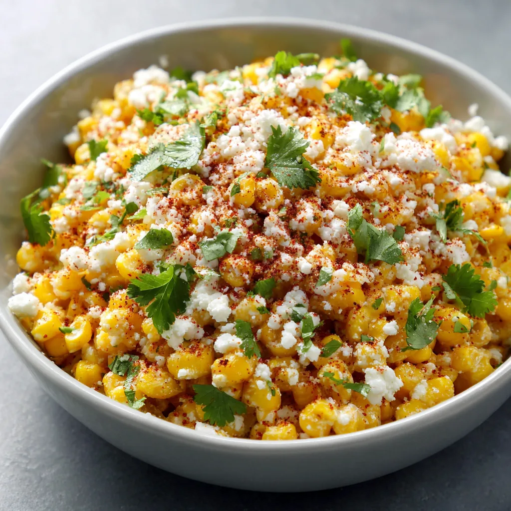 Mexican Street Corn Off the Cob (Esquites)