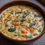 One Pot Creamy Vegetable Soup